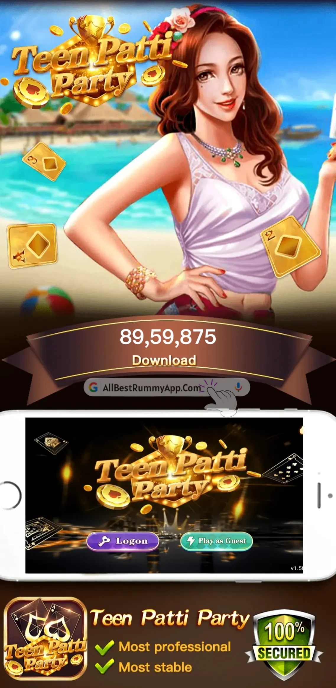 Teen Patti Party - India Rummy APk